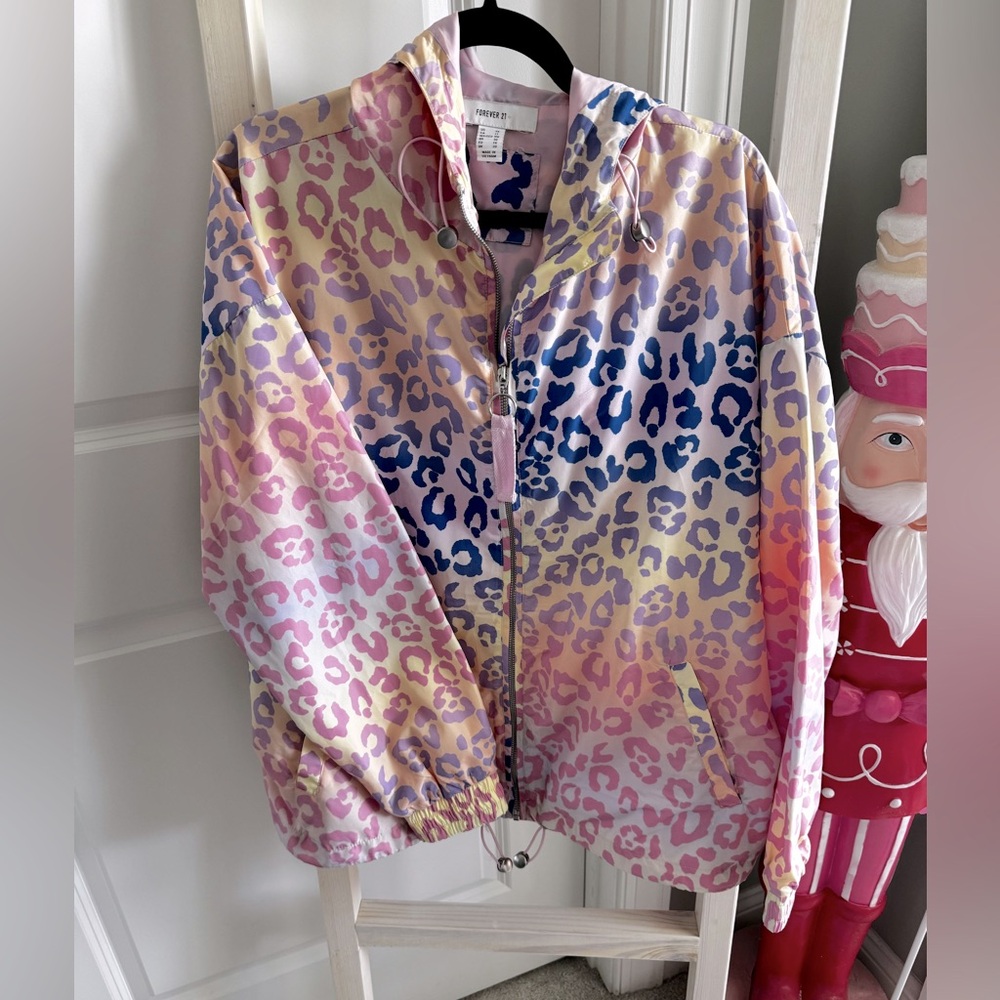 Girly - Cheetah - Leopard Lightweight Hooded Jacket